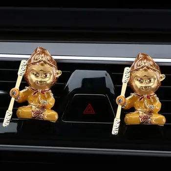 

Sun Wukong Car Air Outlet Perfume Clip Auto Air Freshener Monkey Shape Car Perfume Diffuser Zinc Alloy Monkey King Decoration