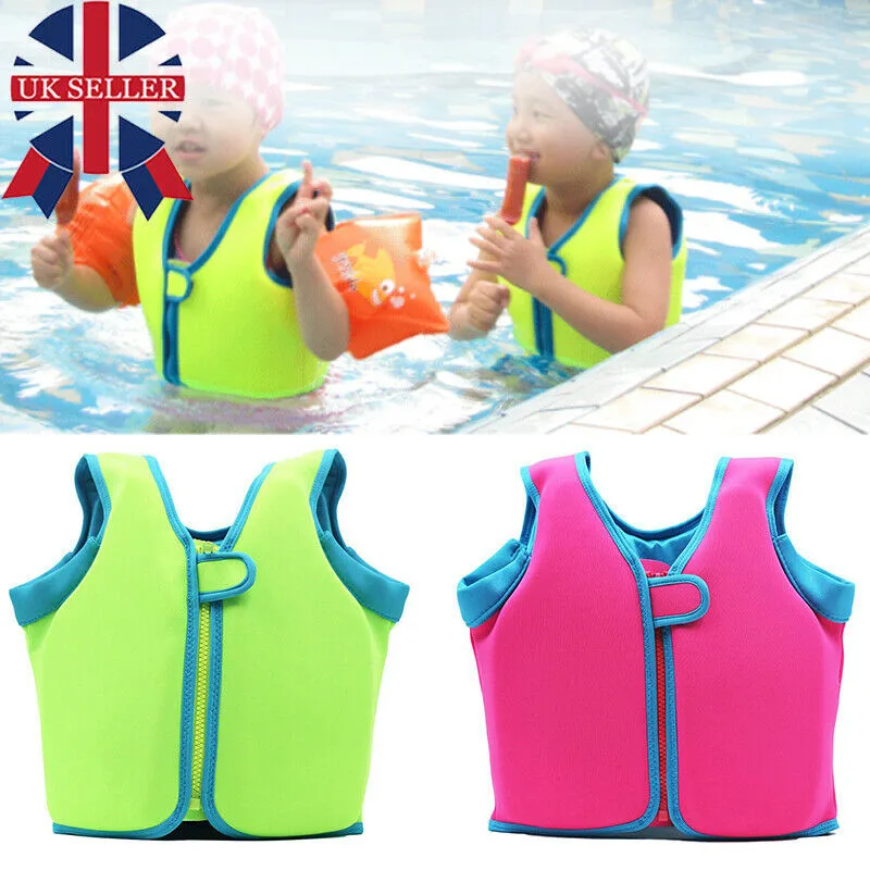 Sporting Goods 110Y Kids Swim LifeJacket Float Vest Swimming Pool