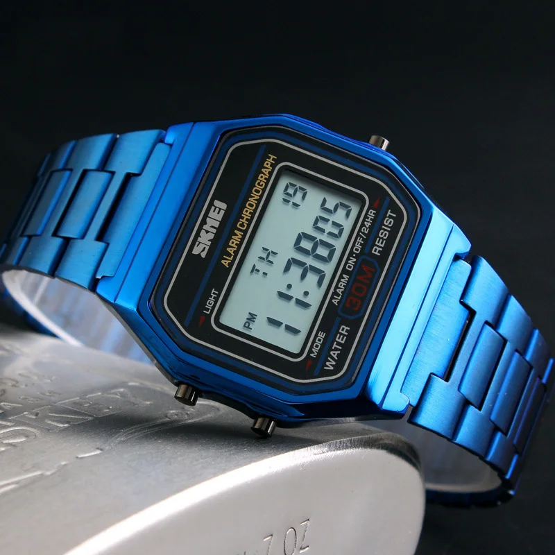 

TurnFinger Retro Business Men's Electronic Watch Trend Fashion Luxury Personality Stainless Steel Wristband Sports Hot Sale 2020