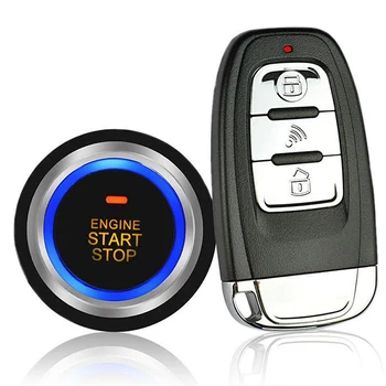 

PKE Car Alarm System With Keyless Entry Remote Engine Ignition Starter Keyless Entry Start Stop Immobilizer Anti-theft System