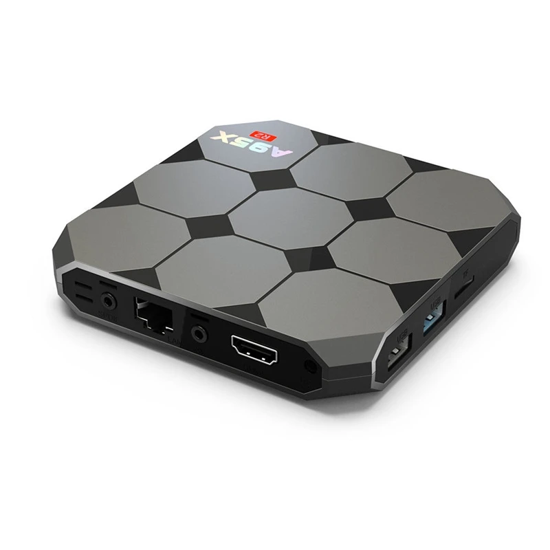2018 A95X R2 TV Box Amlogic S905W 2.4GHz 4K WiFi Android 7.1 Home Media Player US plug