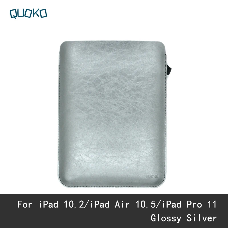 Простой Стильный чехол для iPad 10,2, iPad Air 10,5, Чехол для iPad Pro 12,9, 3-го поколения, чехол для планшета, кожаная сумка - Цвет: 11 inch G-Sliver