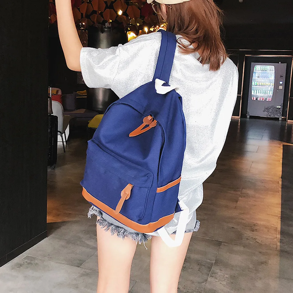 

Maison Fabre Large Capacity Backpack Women School Bags For Teenagers Female CanvasTravel Bags Girls Backpack Dropshipping #808