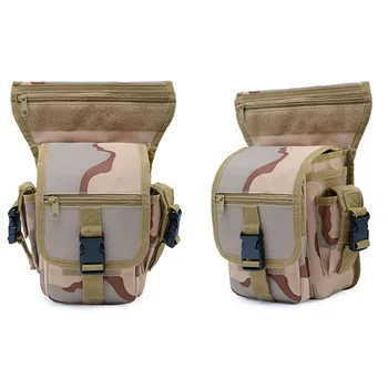 

Man Cycling Waist Bag Multi-functional waterproof Polyamide Tactical Leg Bag Pockets Phone Case Hip Pack