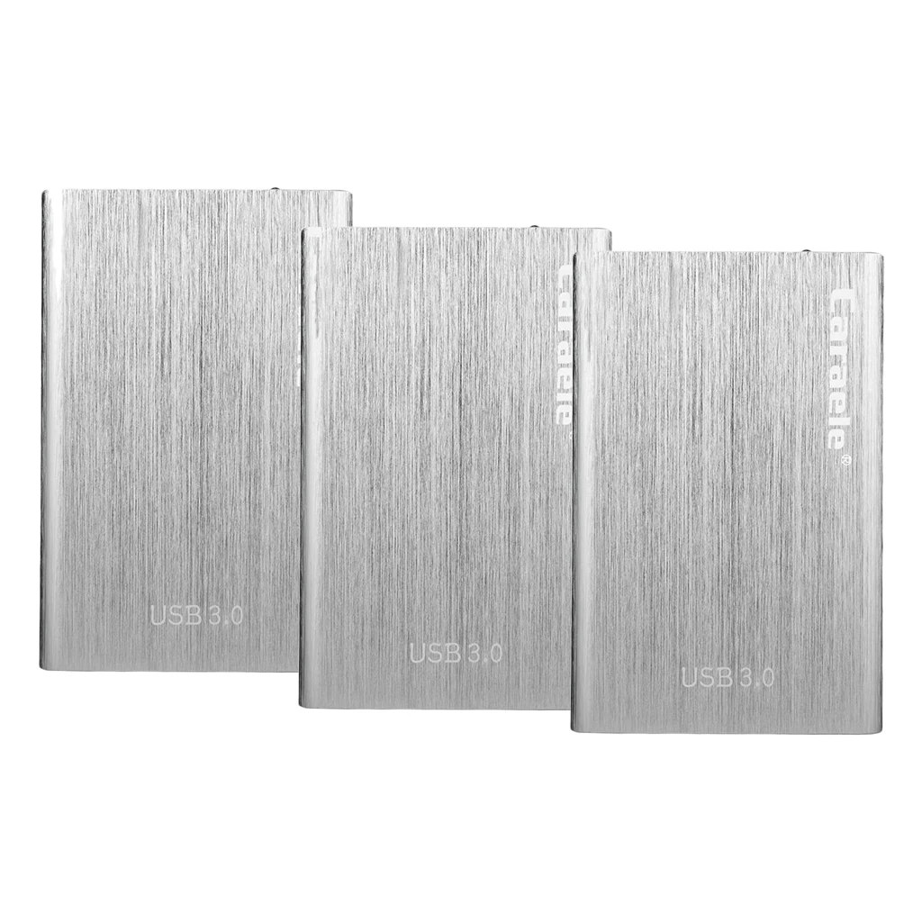 1T 2T 500GB USB3.0 внешний корпус жесткого диска SATA серебристый для ноутбука Настольный компьютер портативный ультра тонкий и компактный размер
