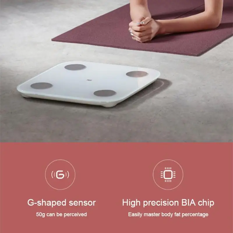 Смарт-весы для жировых отложений с 2 Bluetooth, тест на баланс, фитнес, BMI, смарт-весы для Xiaomi