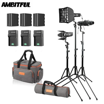 

Godox S30-D 90W Focusing LED Spotlight + Accessories Kit 5600 Color Temperature,CRI 96+,Continuous LED Light for Video Light