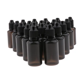 

20 Pieces 30ml Portable Essential Oil Dropper Bottle Eye Liquid Pinhole Bottles, Cosmetic Sample Bottle, Smoke Oil Bottle