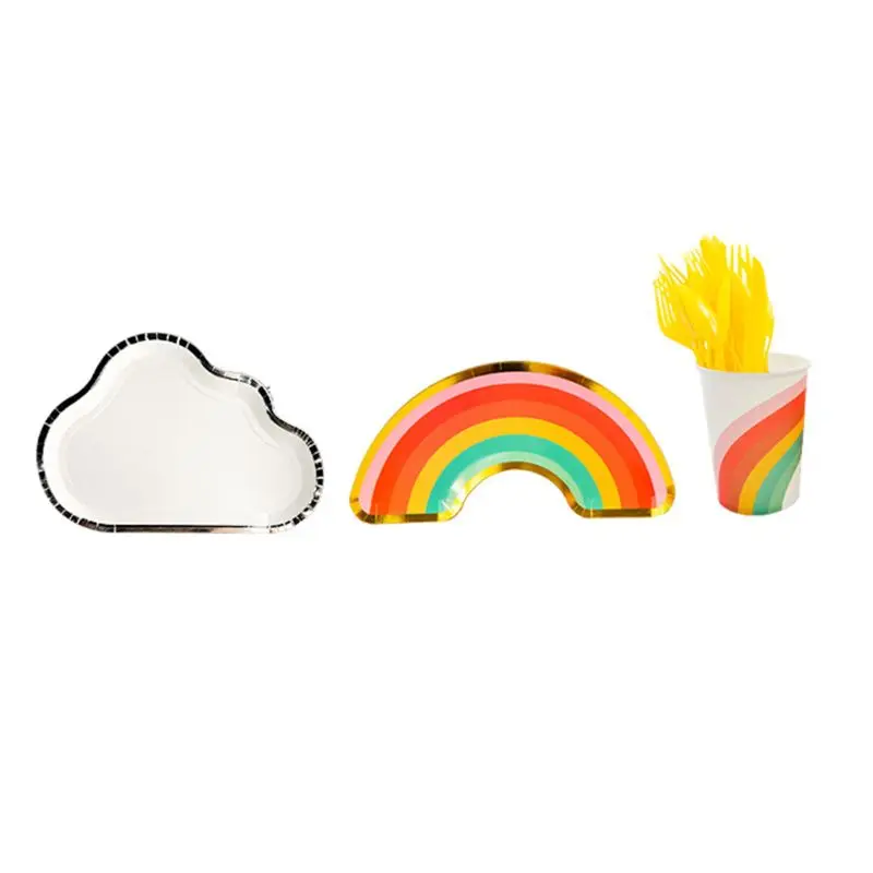

Space Party supplies Disposable Dinnerware Set Paper Plates, Cups-Serves 8 X4YD