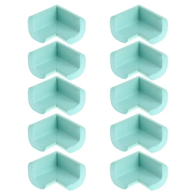 Light Green 10 шт детский защита для стола стол край, угол, подушка защита Мягкий Бампер протектор - Цвет: Light Green