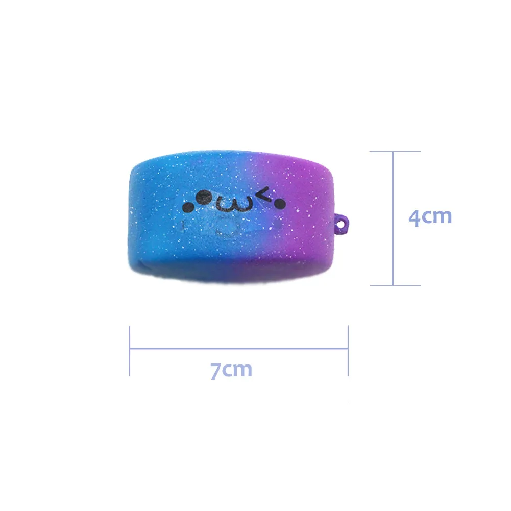 Squishies Galaxy хлеб медленно поднимающийся мультфильм крем Ароматические игрушки для снятия стресса Звездный хлеб декомпрессионная игрушка медленное восстановление Pu игрушка