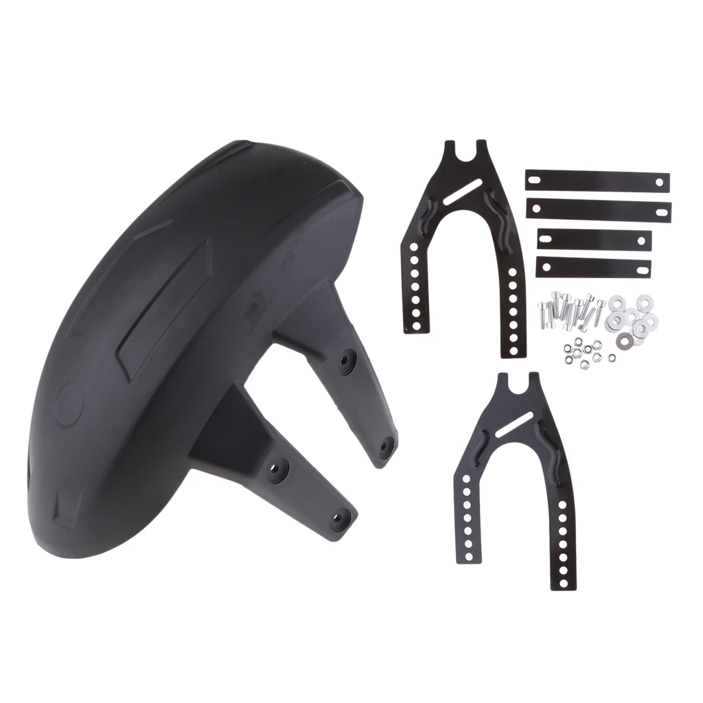 Motorcycle Rear Wheel Fender Splash Mud Guard with Mounting Bracket #001