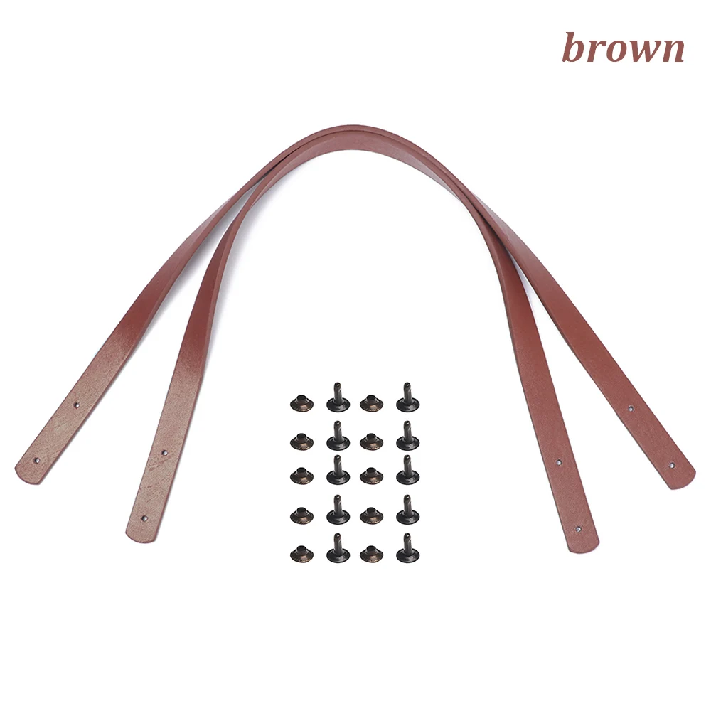 brown 1 пара сменных ремней для сумок из искусственной кожи ремни DIY сумка на плечо сумка на ремне кошелек сумка Ручка DIY аксессуары - Цвет: brown