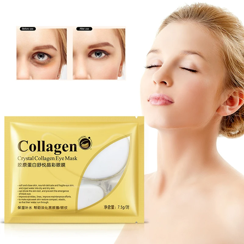 

Collagen Crystal Eye Mask Eye Patches for Eye Care Dark Circles Nourish Remove Wrinkles Anti-Aging Skin Care Eye Mask TSLM1