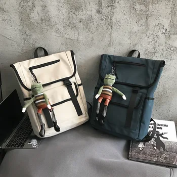 

2020 new schoolbag female Korean students backpack simple and versatile fashion trend men and women large capacity backpack