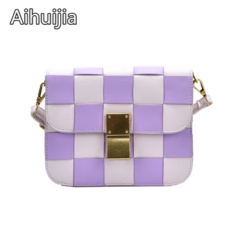 

For Women Popular Weaving Luxury Handbags Women Shoulder Bags Ladies Shoulder Messenger Bag New Pu Leather Ladies Crossbody Bag