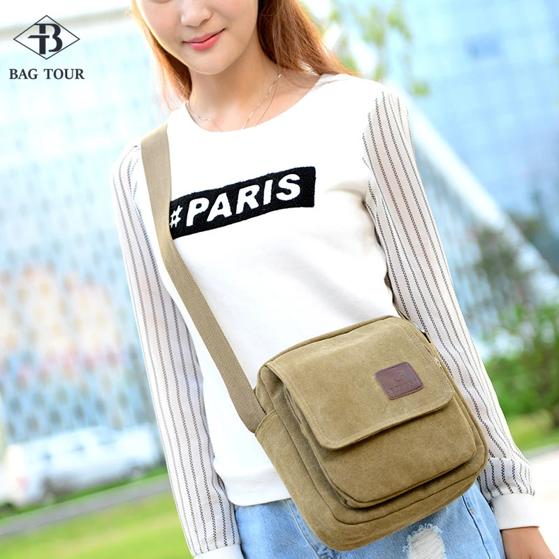 Light Shoulder Bags Vintage Messenger Strong Fabric Bags Crossbody multifunction Brief