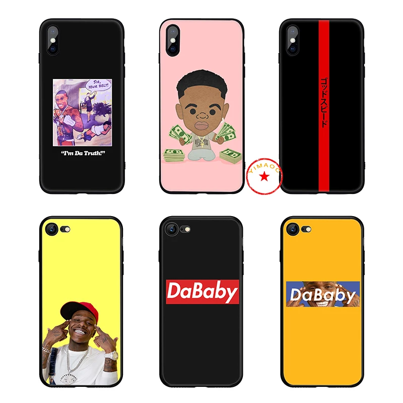 Daaby Rapper Мягкий силиконовый чехол для телефона iPhone 11 Pro Xs Max X или 10 8 7 6S Plus 5 5S SE Xr 6 Plus 7Plus 8 Plus