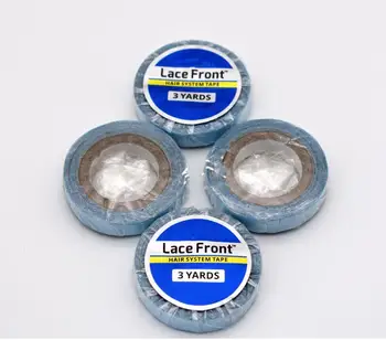 

1 roll 0.8cm*3 yards super hair blue tape double-sided adhesive tape for hair extension/lace wig/toupee