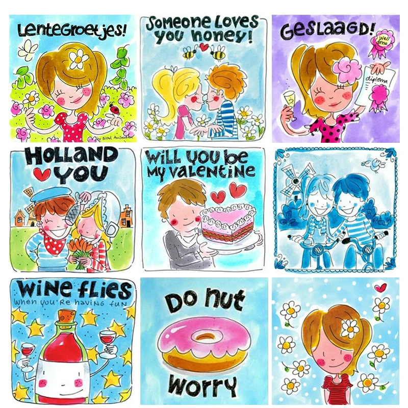 Алмазная 5D картина блонд Амстердам полноразмерная/круглая вышивка крестиком