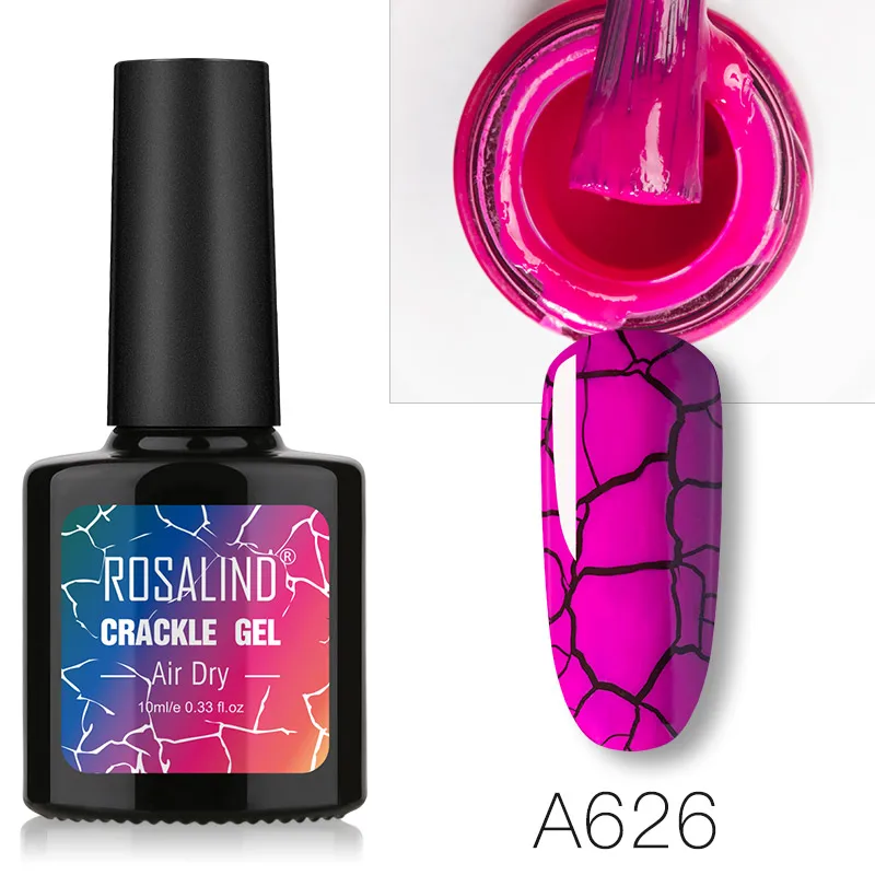 RBA626 ROSALIND гель-кракле лак для ногтей Быстросохнущий Гель-лак для маникюра для УФ полупостоянного покрытия - Цвет: RBA626