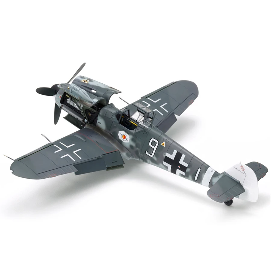 Модель самолета Tamiya 61117 строительные комплекты масштаба 1:48 Messerschmitt Bf109 игрушки