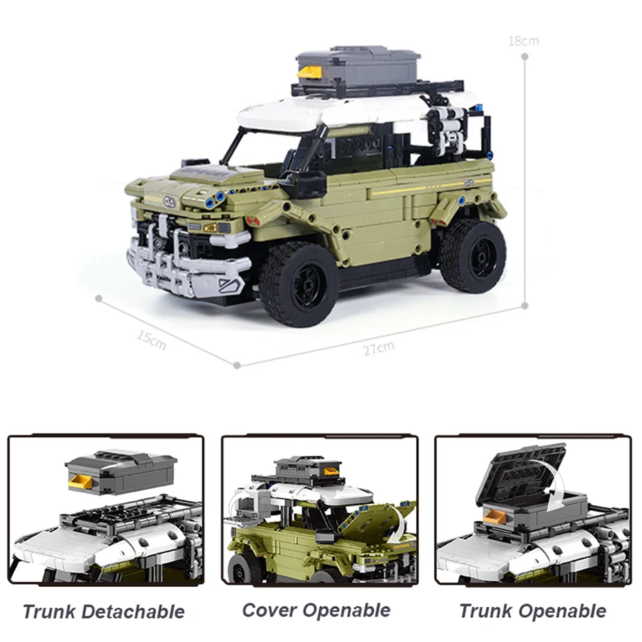 Xingbao 22001/22004 RC Technic автомобиль серии G650 модель внедорожные строительные блоки для автомобилей Кирпичи совместимы с Leogings Technic Juguete