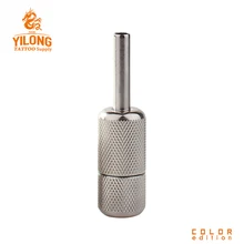 Высокое качество Профессиональный 22/25/30 мм рукоятка из нержавеющей стали self-задней трубки задней татуировки ручка татуировка трубка с задним стержнем#694