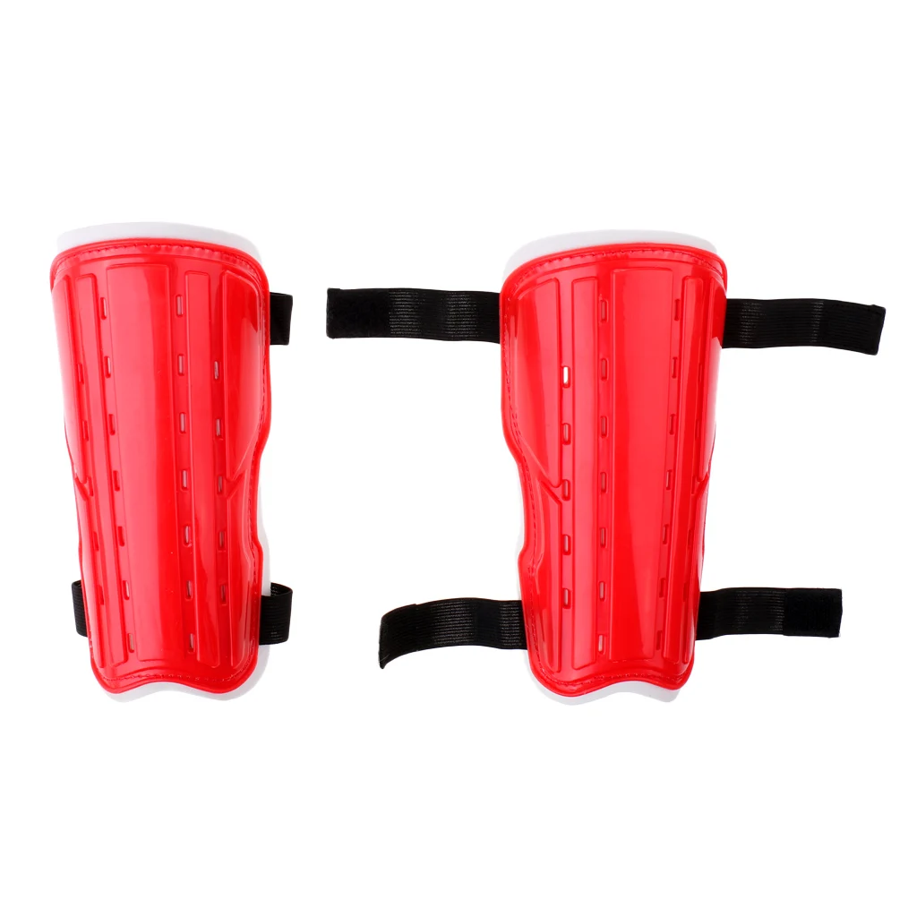 1 Pair Soccer Shin Guard Unisex Adults Kids Football Sports Leg Support Protector Shield Pads - Choose Colors & Sizes