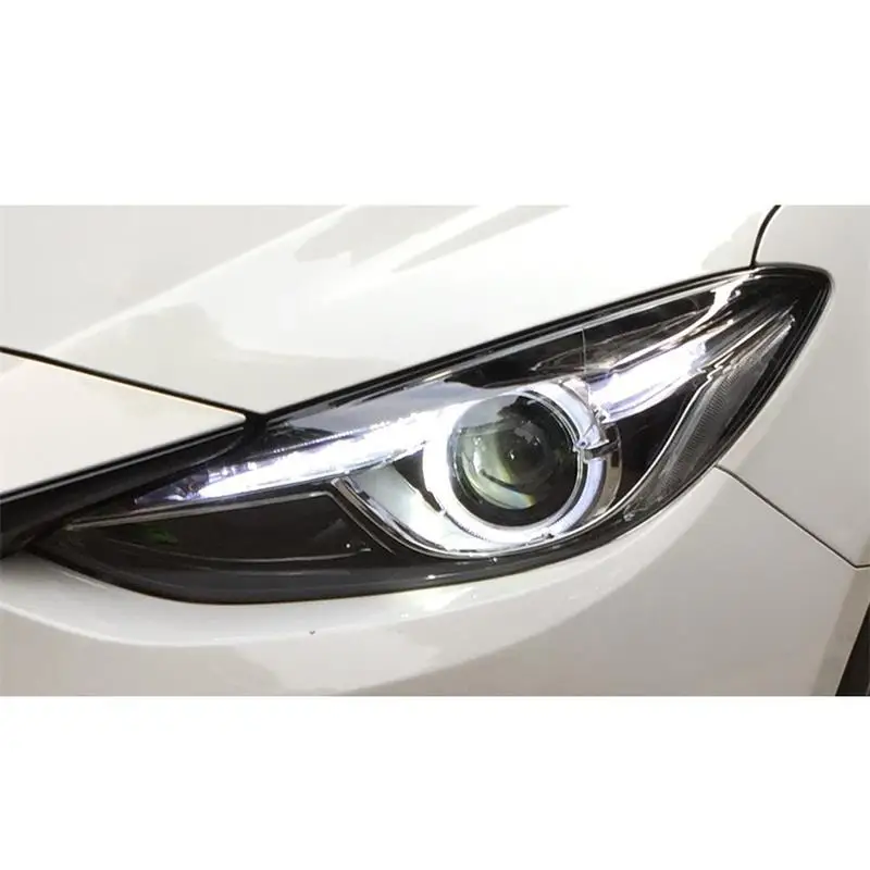 Automovil ходовые автомобили Drl запчасти Luces Led Para Автомобильные фары передние противотуманные задние Автомобильные фары в сборе 17 18 для Mazda Axela