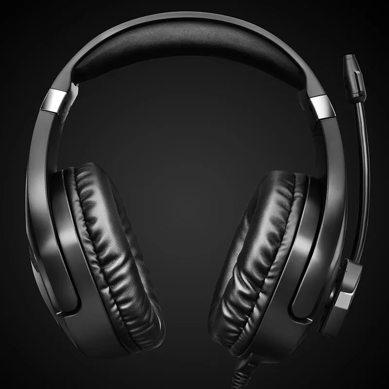 Игровая бас гарнитура наушники K1Bpro черный красный для ПК ноутбук
