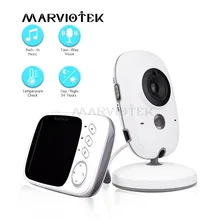 Радионяня 2,4G беспроводной ЖК-дисплей 2 способа аудио разговора ночного видения Видео няня камера наблюдения безопасности Детская камера няня VB603