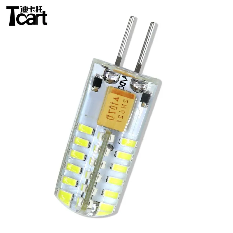 Tcart 2 шт. мощные дневные ходовые огни G4 Hp24w 32 4014 12 В g4 светодиодные лампы