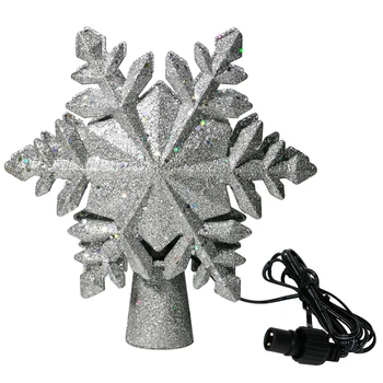 

Tree Topper Decoration LED Lighting Christmas Treetop Pendant Decor High Bright Rotatable Projection Lamp for Gift
