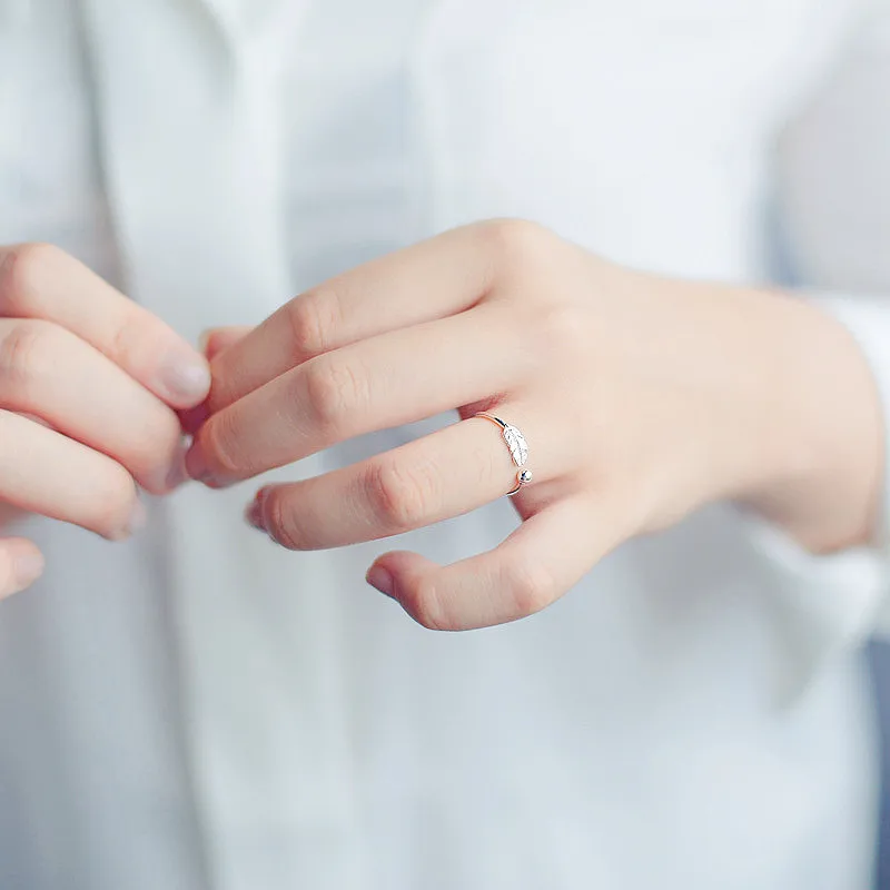 Korean Style Daisy Flower Elegant Opening Rings Women Adjustable Wedding Party Engagement Finger Rings Statement Jewelry Gift