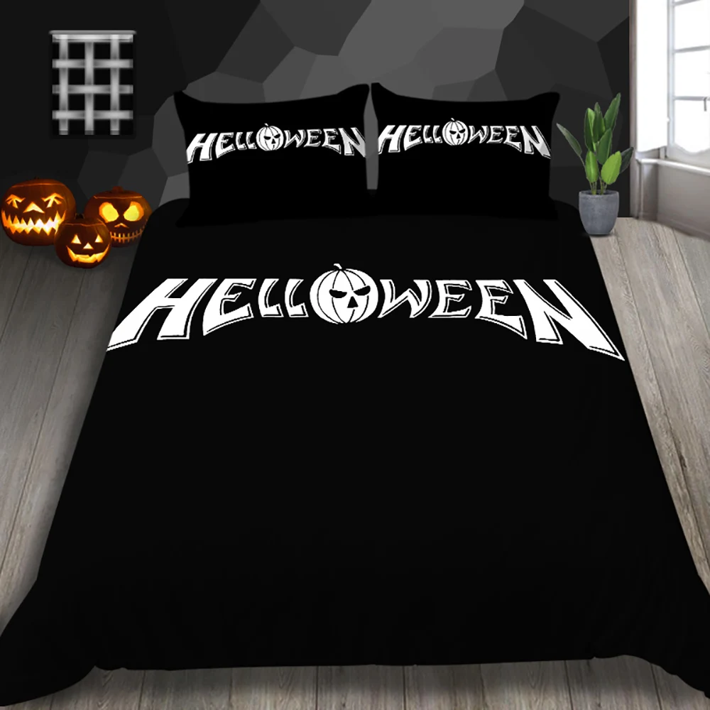 

Thumbedding Halloween Print Bedding Set King Size Simple Fashionable Duvet Cover High End Queen Full Twin Single Double Bed Set