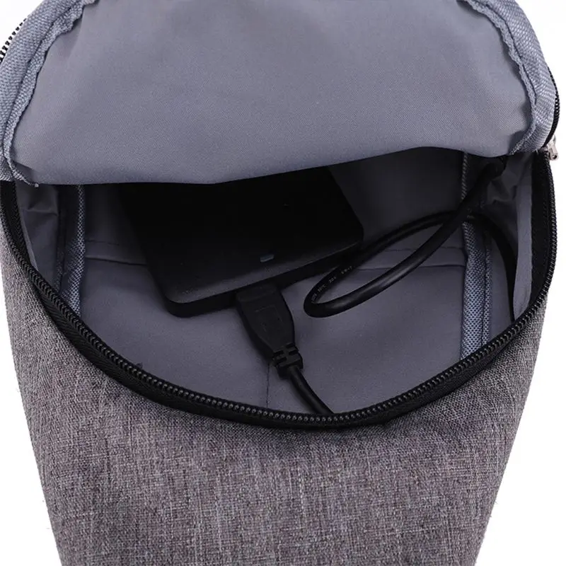 Simple Chest Pack Bag Sling Bag Outdoor One Shoulder Crossbody Bag for Men Hiking Cycling Travel Use Supplies X7XC
