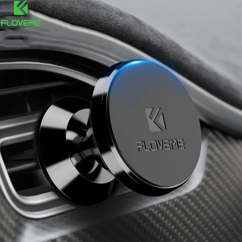 

FLOVEME Universal Magnetic Car Phone Holder For iPhone Samsung 360 Rotation Magnet Air Vent Mount Stand Holder For Phone In Car