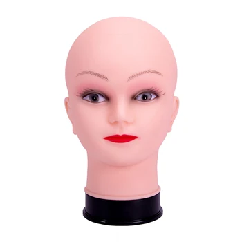 

Alileader Bald Mannequin Head For Wigs Bald Mannequin Head With Stand Cosmetology African Training Manikin Head For Hair Styling