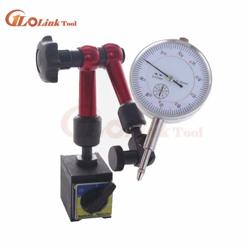 Flexible Precision Strong Magnetic Stand Base Holder for Dial Test Indicator Gauge Tool Measure Magnetic Base Holder Stand Magnetic Base Holder Stand 