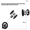 Mini RC Bounce Car Flexible Wheels High Speed Jumping Off-road car Machine With LED Night Electric educational Gifts Kids Toy 2