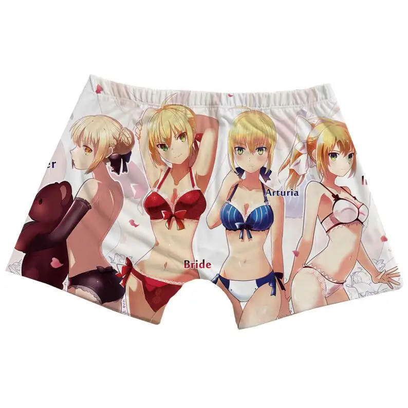 Fate Grand Order FGO мужские трусы для мальчиков, FGO Мужское нижнее белье, боксеры, трусы, подарок