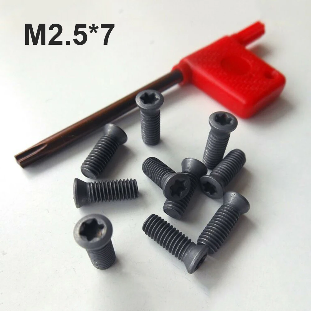 20 шт. вставной винт torx M2-M5 флаг гаечный ключ внутренние аксессуары для карбидная вставка для токарного станка инструмент Отвертка винты