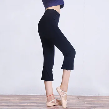 Women Yoga Pants High Waist Stretch Fitness Trousers Slim Running Sports Pants Ladies Dance Training Bell-bottoms 3