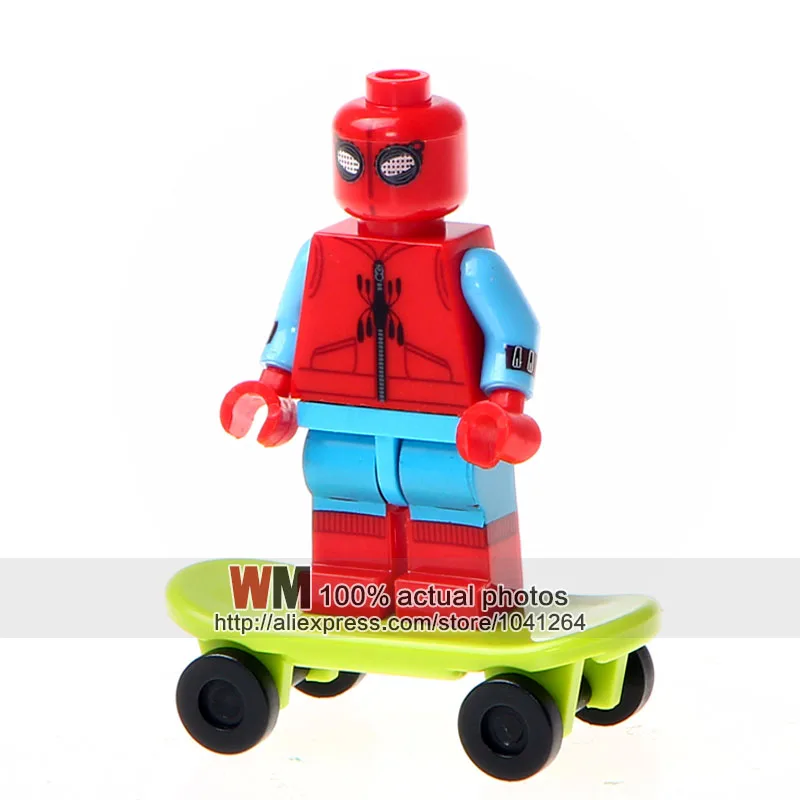 

Single Sale Decool 0276 Spider-honecoming Spider Girl Spider Biker With Sword Building Blocks Children Gifts Toys Drop Shipping