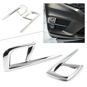 

2x Chrome Car Front Fog Light Lamp Cover Trim For Honda Odyssey 2018 2018 2020 US Version ABS Plastic