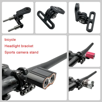 

Mountain Bike Front Light Clip Road Riding Headlight Bracket Aluminum Rack Lighthouse Holder Bicycle Accessories