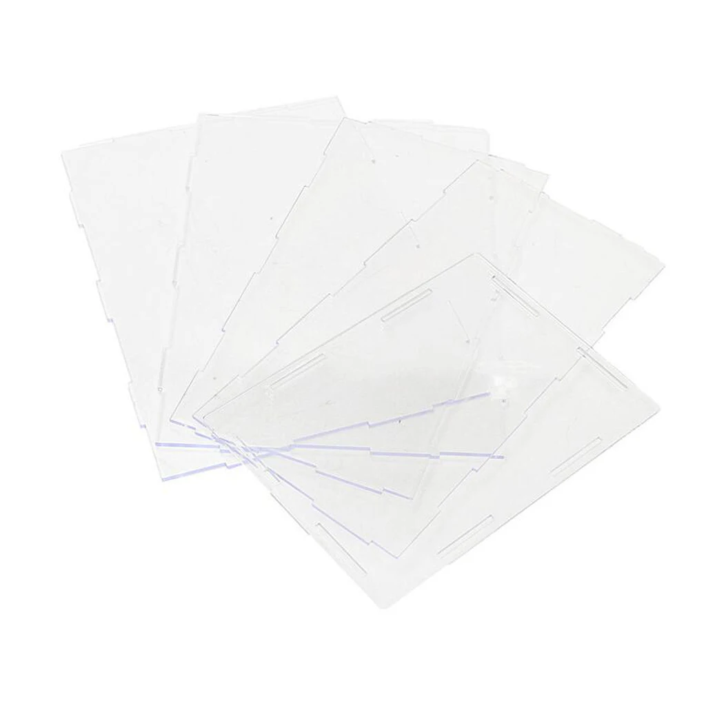 Transparent Acrylic Display Case Tray Dustproof Storage Show Box 30x15x15cm