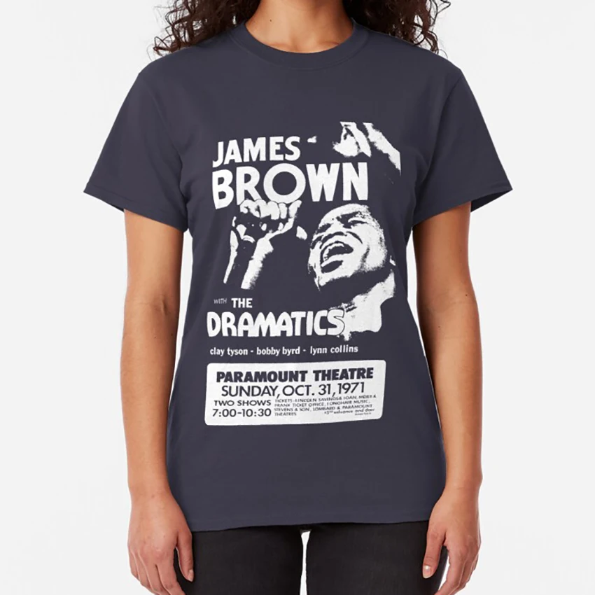 James Vintage Brown Konser Retro T 