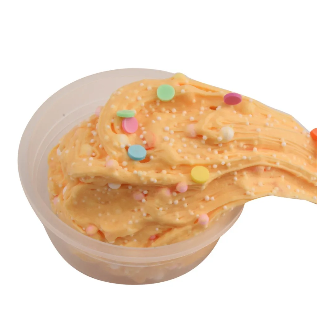 Fluffy Slime Supplies Stress Relief Toy Child Creativity Imagination Education toy Beautiful Color Colorful Slime toys #A